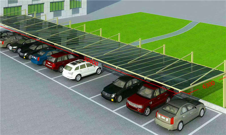 汽車停車棚的尺寸如何設(shè)計，多大合適？