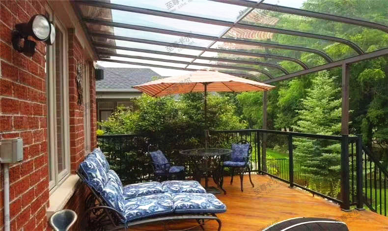 遮雨棚用什么材料？大部分用戶(hù)都在用這種高端雨棚