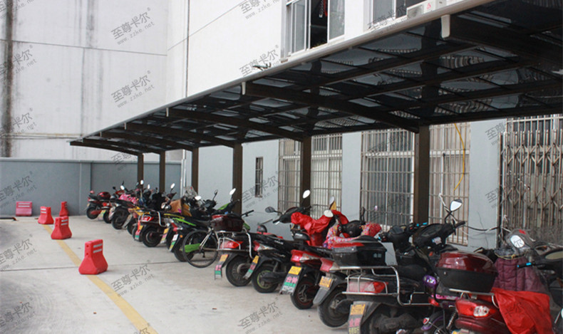 室外自行車棚材質(zhì)都有哪些？選什么材質(zhì)的自行車棚性價比高？