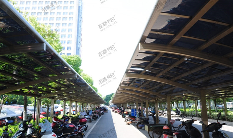 膜結構自行車停車棚的致命缺陷,你真的了解嗎?自行停車棚如何省心選