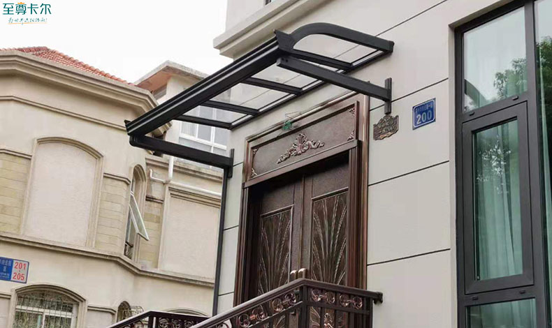 天津遮陽棚？大門雨棚效果圖大全？